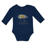 Long Sleeve Bodysuit Baby Live in The Sunshine Boy & Girl Clothes Cotton