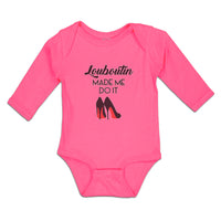 Long Sleeve Bodysuit Baby Louboutin Made Me Do It Boy & Girl Clothes Cotton