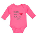 Long Sleeve Bodysuit Baby Melting Hearts Blasting Farts Boy & Girl Clothes