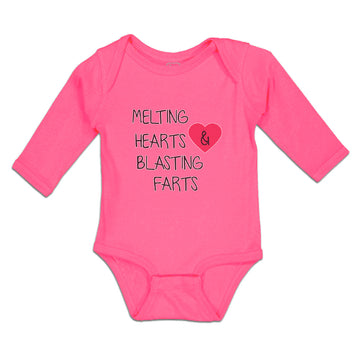 Long Sleeve Bodysuit Baby Melting Hearts Blasting Farts Boy & Girl Clothes