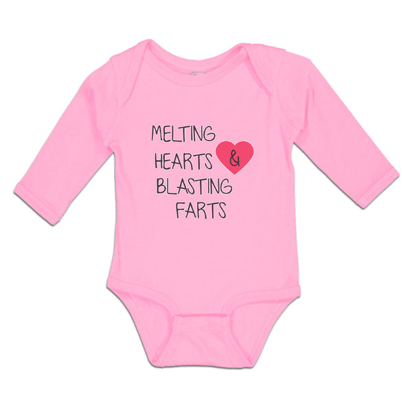 Long Sleeve Bodysuit Baby Melting Hearts Blasting Farts Boy & Girl Clothes