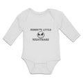 Long Sleeve Bodysuit Baby Mommy's Little Nightmare Boy & Girl Clothes Cotton