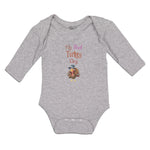 Long Sleeve Bodysuit Baby My First Turkey Day Boy & Girl Clothes Cotton