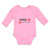 Long Sleeve Bodysuit Baby Nana Was Here Boy & Girl Clothes Cotton