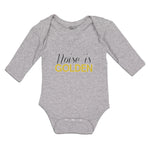 Long Sleeve Bodysuit Baby Noise Is Golden Boy & Girl Clothes Cotton