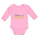 Long Sleeve Bodysuit Baby Noise Is Golden Boy & Girl Clothes Cotton