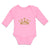 Long Sleeve Bodysuit Baby Birthday 1 Number Name and with Golden Crown Cotton - Cute Rascals