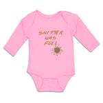 Long Sleeve Bodysuit Baby Shitter Was Full Boy & Girl Clothes Cotton