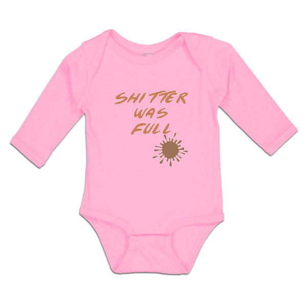 Long Sleeve Bodysuit Baby Shitter Was Full Boy & Girl Clothes Cotton