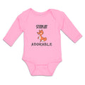 Long Sleeve Bodysuit Baby Stinkin' Adorable Boy & Girl Clothes Cotton