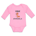 Long Sleeve Bodysuit Baby Stinkin' Adorable Boy & Girl Clothes Cotton