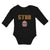 Long Sleeve Bodysuit Baby Stud with Cherry on Cupcake Boy & Girl Clothes Cotton