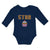 Long Sleeve Bodysuit Baby Stud with Cherry on Cupcake Boy & Girl Clothes Cotton
