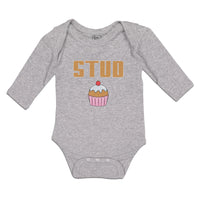 Stud with Cherry on Cupcake