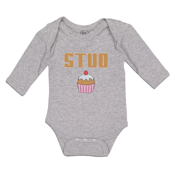 Stud with Cherry on Cupcake