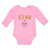 Long Sleeve Bodysuit Baby Stud with Cherry on Cupcake Boy & Girl Clothes Cotton