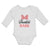 Long Sleeve Bodysuit Baby Thankull Babe with Polkat Dots Bowtie Cotton