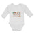 Long Sleeve Bodysuit Baby Tree-House Lumber An Vehicle with Wood Cotton