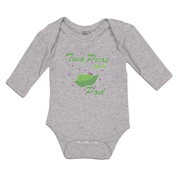 Long Sleeve Bodysuit Baby 2 Peas in A Pod Boy & Girl Clothes Cotton