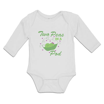 Long Sleeve Bodysuit Baby 2 Peas in A Pod Boy & Girl Clothes Cotton