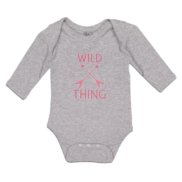 Long Sleeve Bodysuit Baby Wild Thing Boy & Girl Clothes Cotton
