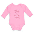 Long Sleeve Bodysuit Baby Wild Thing Boy & Girl Clothes Cotton