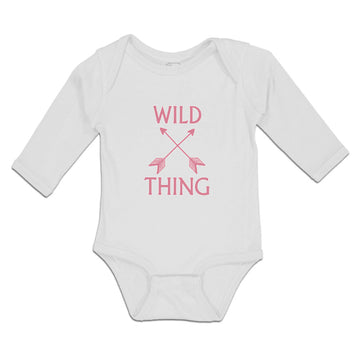 Long Sleeve Bodysuit Baby Wild Thing Boy & Girl Clothes Cotton