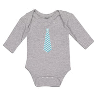 Long Sleeve Bodysuit Baby Striped Neck Tie Style 6 Boy & Girl Clothes Cotton