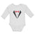 Long Sleeve Bodysuit Baby Coat Suit with Bow Tie Boy & Girl Clothes Cotton - Cute Rascals