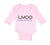 Long Sleeve Bodysuit Baby Lmdo Laughing My Diaper off Funny Funny Humor Cotton