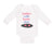 Long Sleeve Bodysuit Baby Daddy's Little Surfer Surfing Dad Father's Day Cotton - Cute Rascals