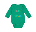 Long Sleeve Bodysuit Baby How Does Aunt and Uncle Sound Pregnancy Announcement