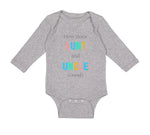 Long Sleeve Bodysuit Baby How Does Aunt and Uncle Sound Pregnancy Announcement - Cute Rascals