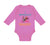 Long Sleeve Bodysuit Baby I Wheelie Love Daddy Dad Father's Day Motorcycle Bike