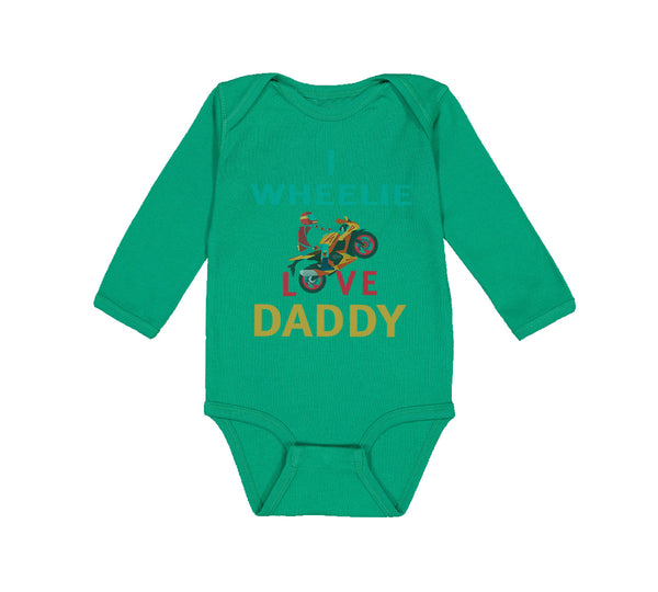 I Wheelie Love Daddy Dad Father's Day Motorcycle Bike