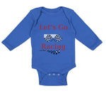 Long Sleeve Bodysuit Baby Let's Go Racing Boy & Girl Clothes Cotton