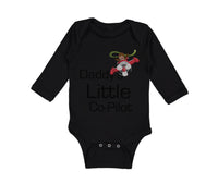 Long Sleeve Bodysuit Baby Daddy's Little Co Pilot Plane Flying Dad Father's Day - Cute Rascals