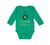 Long Sleeve Bodysuit Baby My Daddy Is The Dj Dad Father's Day Funny Cotton