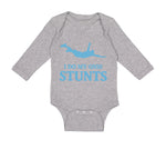 Long Sleeve Bodysuit Baby I Do My Own Stunts Style A Funny Humor Cotton - Cute Rascals