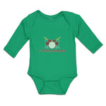 Long Sleeve Bodysuit Baby Future Drummer Boy & Girl Clothes Cotton - Cute Rascals