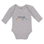 Long Sleeve Bodysuit Baby Future Economist Boy & Girl Clothes Cotton - Cute Rascals