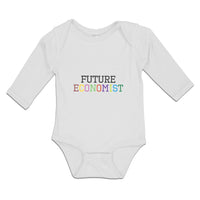 Long Sleeve Bodysuit Baby Future Economist Boy & Girl Clothes Cotton - Cute Rascals