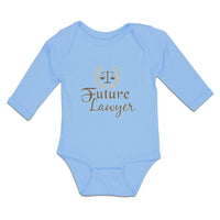 Long Sleeve Bodysuit Baby Future Lawyer Boy & Girl Clothes Cotton - Cute Rascals