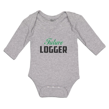 Long Sleeve Bodysuit Baby Future Logger Boy & Girl Clothes Cotton
