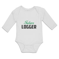 Long Sleeve Bodysuit Baby Future Logger Boy & Girl Clothes Cotton - Cute Rascals