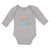Long Sleeve Bodysuit Baby Grow Up, Wanna Security Guard like My Mommy Cotton - Cute Rascals