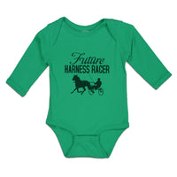 Long Sleeve Bodysuit Baby Future Harness Racer Boy & Girl Clothes Cotton - Cute Rascals