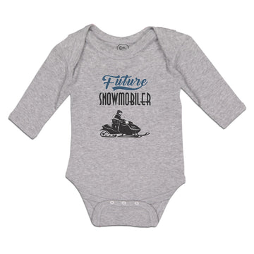Long Sleeve Bodysuit Baby Future Snowmobiler Boy & Girl Clothes Cotton