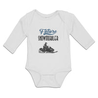 Long Sleeve Bodysuit Baby Future Snowmobiler Boy & Girl Clothes Cotton - Cute Rascals