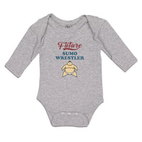 Long Sleeve Bodysuit Baby Future Sumo Wrestler Boy & Girl Clothes Cotton - Cute Rascals